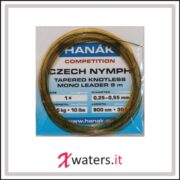 Hanak Tapered Knotless Mono Czech Nymph Leader Camou