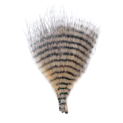 Montana Fly Company – Mini Barred Marabou – Tan/Barred Black