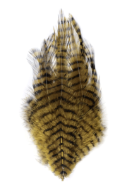Montana Fly Company – Barred Saddle Hackle – Olive/Black