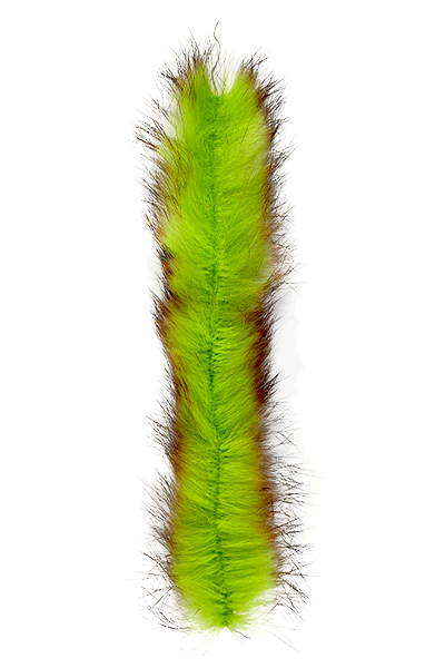 Montana Fly Company – MFC Bunny Brush – 2 Tone Barred Chartreuse/Orange