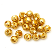 Slotted Tungsten Beads - Gold