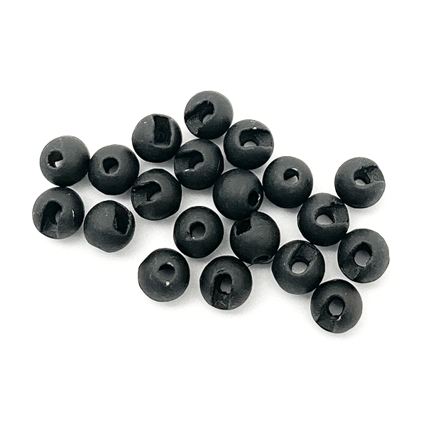 Montana Fly Company – Slotted Tungsten Beads – Matte Black