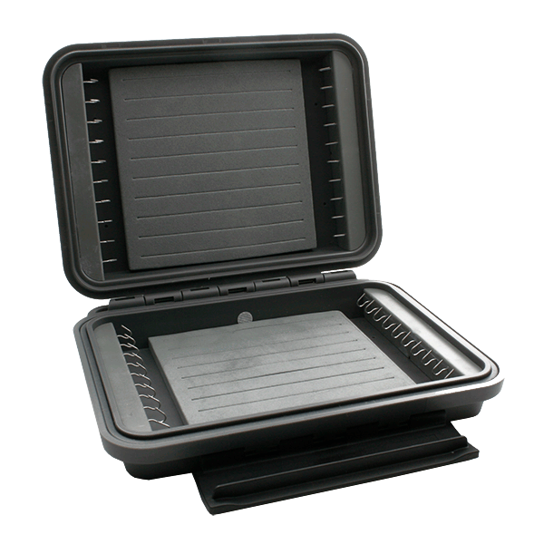 Montana Fly Company – Plan D Pocket MAX Fly Box – Steel Gray – Articulated Plus