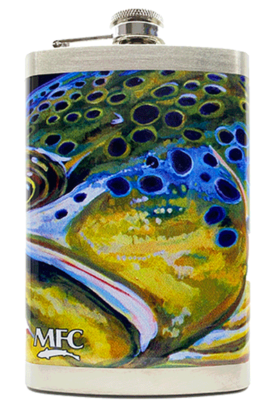 Montana Fly Company – MFC Hip Flask – Udesen s Montana Brown